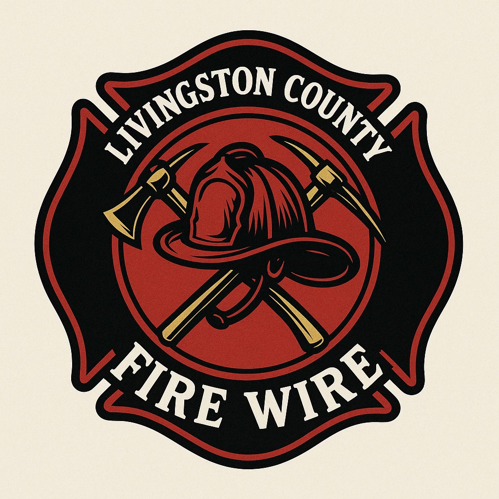 Livingston County Fire Wire logo