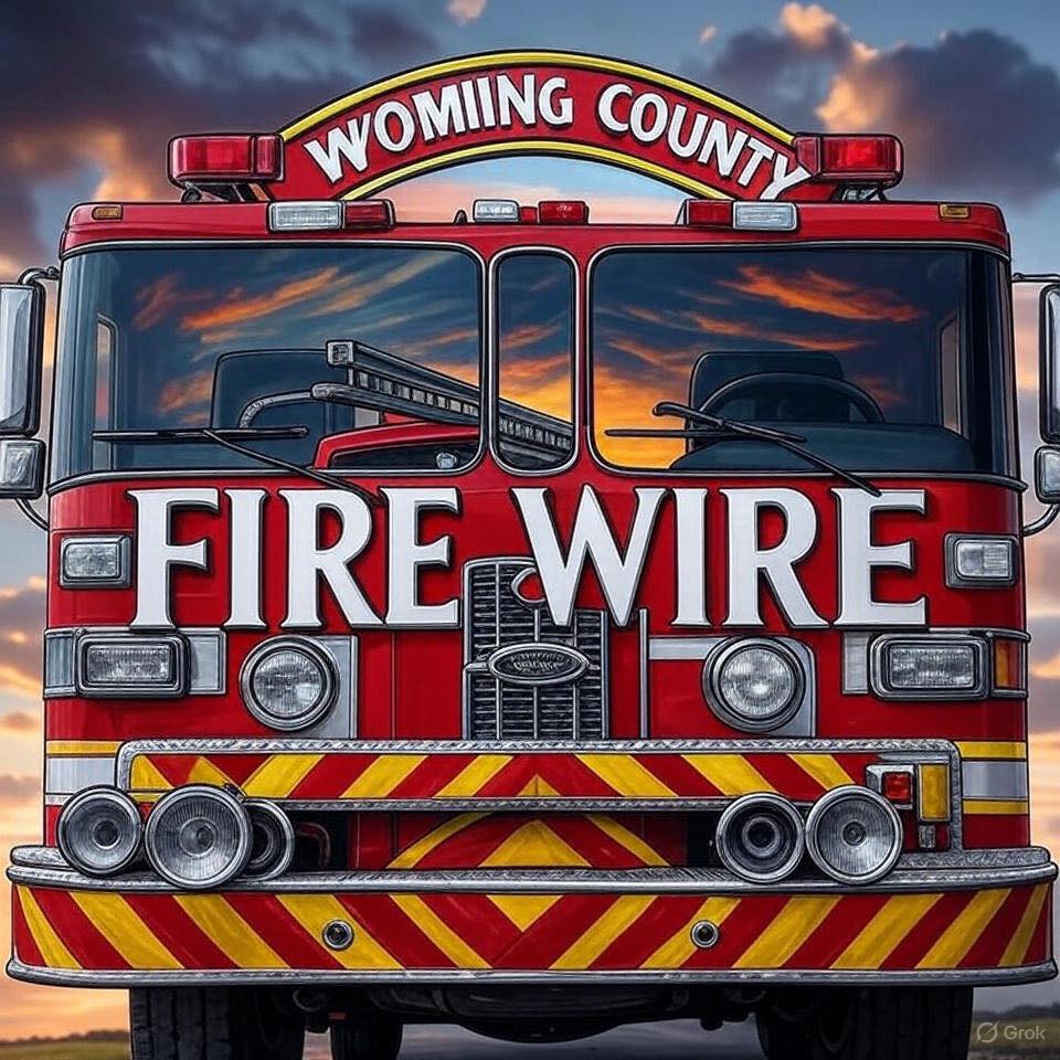 Wyoming County Fire Wire logo